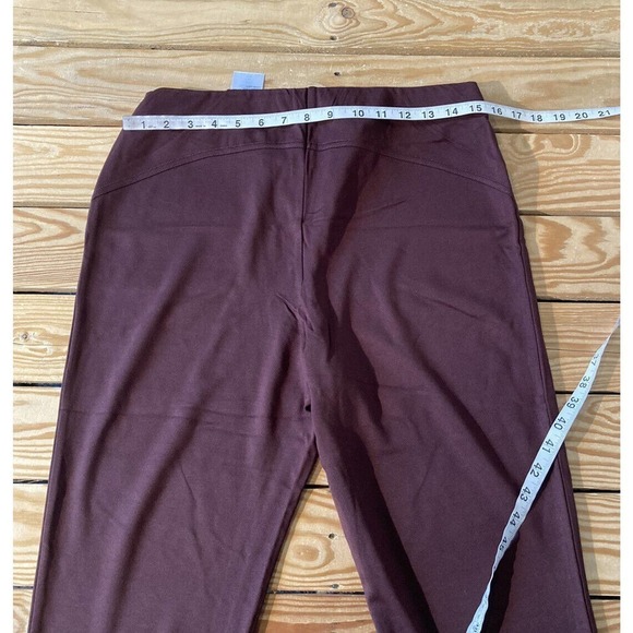 NEW Joan Rivers Full Length Bootcut Pants Size Small Women’s Espresso Pull On - Picture 6 of 8